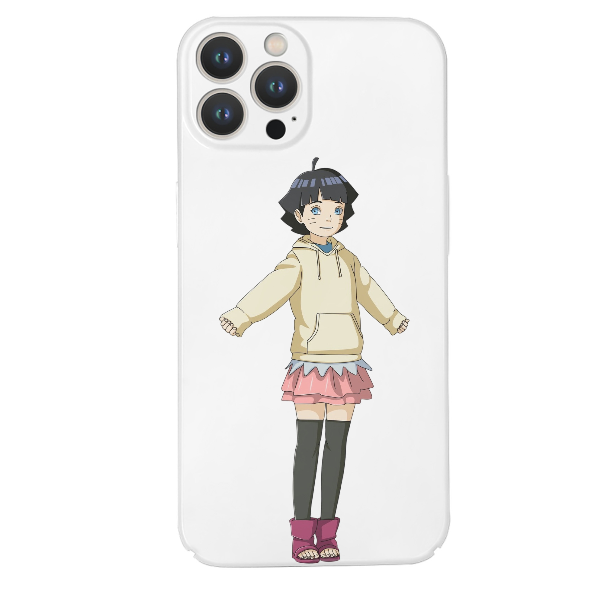 （画像用） NARUTO -ナルト- うずまき ヒマワリ Uzumaki Himawari 【iPhone 14シリーズ対応】ハードケース
